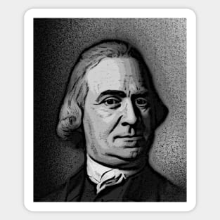 Samuel Adams Black And White Portrait | Samuel Adams Artwork 2 Sticker